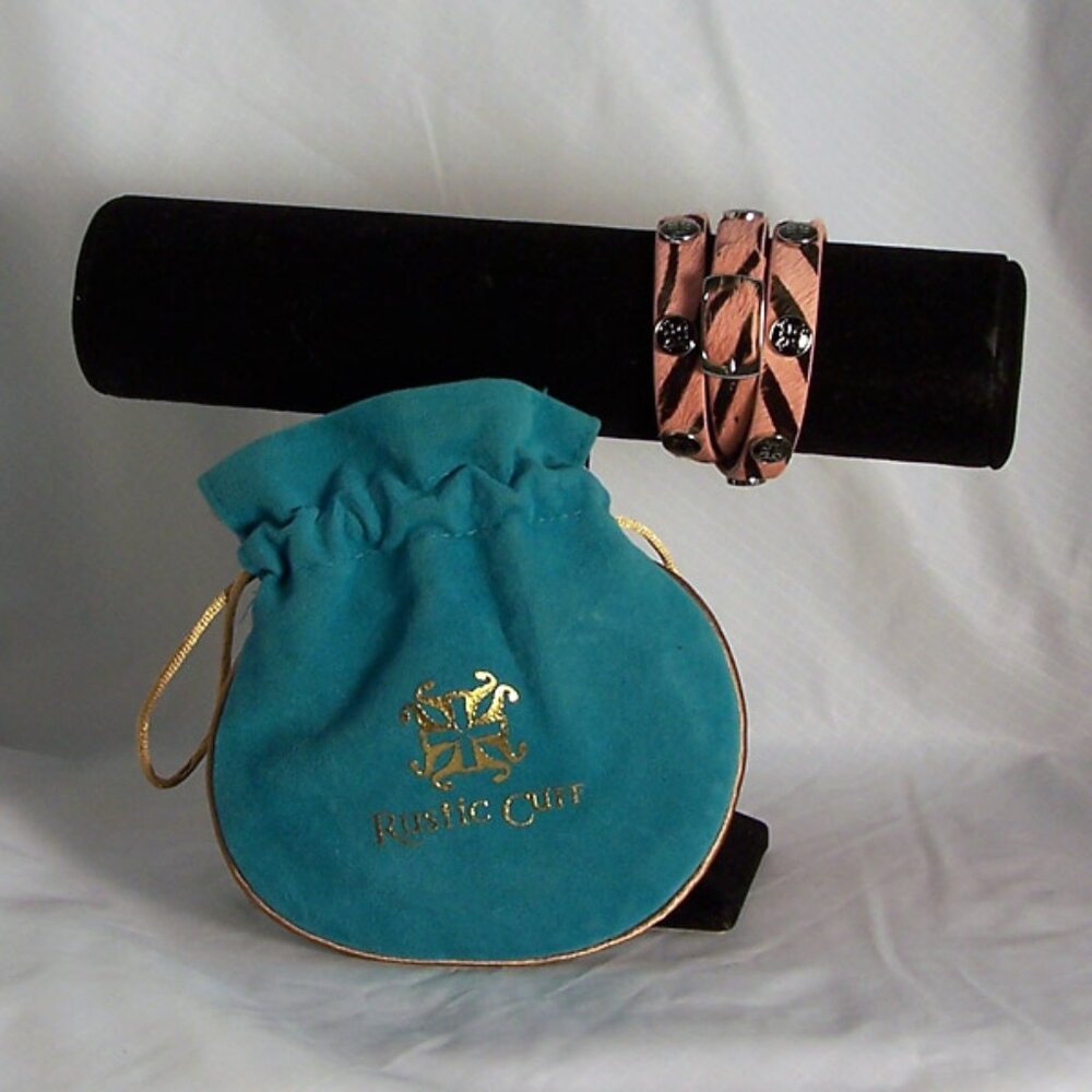 Rustic Cuff- Triple Wrap Bracelet - image 1